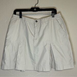 Patagonia All Wear Pleated Skirt Khaki Women’s Sz 10 Tennis Pickleball Golf